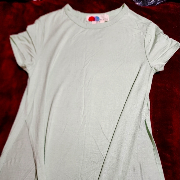 Free People Beach T Shirt Tunic Dress - Picture 2 of 3